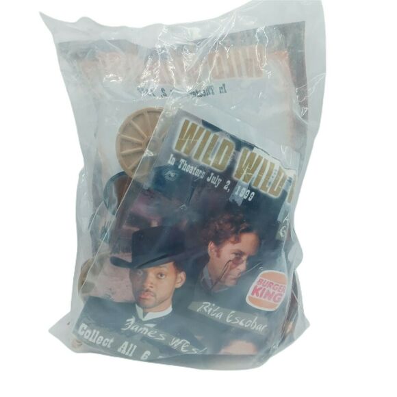 Wild Wild West Burger King 1999 Rita Stagecoach Toy Kid’s Meal Sealed Vintage - Picture 2 of 11